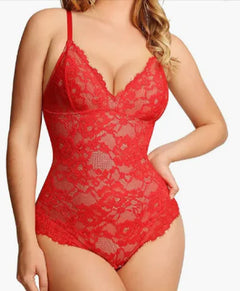 Lace Spaghetti Strap Bodysuit – Chic & Sultry